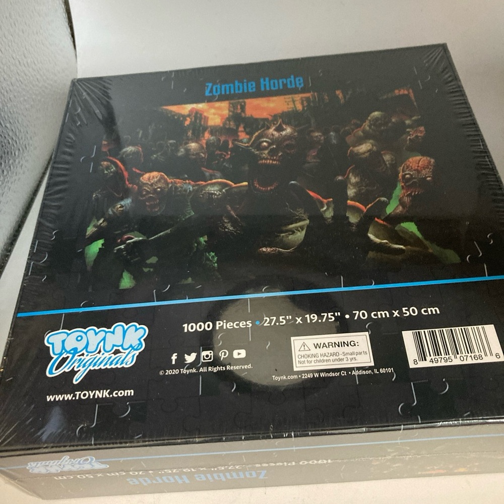 Zombie Horde Monster Horror 1000 Piece Jigsaw Puzzle